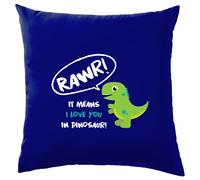 Rawr , It Significa i Love You IN Dinosauro - Cuscino - Dinosauri Carino Love
