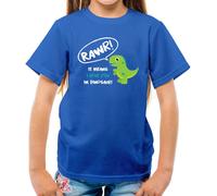 Rawr , It Significa i Love You IN Dinosauro - T-Shirt - Dinosauri Carino Love