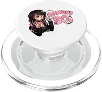 Rawring Scene Girl Emo Pink RAWR Y2K Bubble Text PopSockets PopGrip per MagSafe