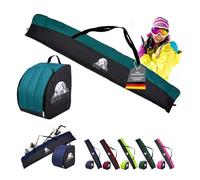 Rawstyle Borsa da sci per scarpe da sci, 160 cm, 180 cm, 190 cm, impermeabile, per sport invernali, set da 160 cm