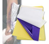 Raxfekro 100 fogli di carta per trasferimento tatuaggi, formato A4, carta stencil per tatuaggi, carta trasferibile per tatuaggi, per trasferire motivi sulla pelle