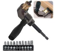 Raxfekro Trapano Angolare Mandrino Angolare Prolunga Avvitatore Snodo per Avvitatore