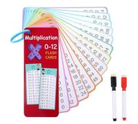 RAXLUPO 1 set 14 fogli 1 x 1 tabelline carte educative gioco tabelline imparare le tabelline regalo giochi dai 5 anni in su per imparare a calcolare e gioco di apprendimento scolastico