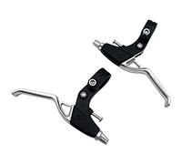 Raxove 2 Brake Levers, 6x4in Cycling Brake Lever, Anti-Skid Brake Handle with Strong and Good Springs Kids Aluminum Alloy Front Parts for Road Mountain