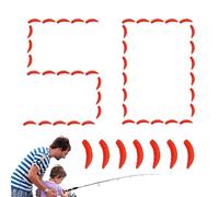 Raxove 50 esche da nuoto simulate. Esche da Pesca Morbide Simulazione Verme Pane Riflettenti | Esche per Pesci Vivi, Esche da Pesca Riutilizzabili per Uomini, Branzino, Superficie