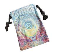 Raxove Borsa per tarocchi | Borsa per tarocchi con coulisse per giochi da tavolo, per carte dei tarocchi e dadi | Sacchetti per gioielli per carte da gioco, cosmetici