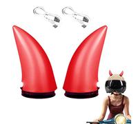 Raxove Caschi Corno del Diavolo | Simpatiche Corna da Diavolo Piccole per caschi Impermeabili | per caschi da Moto per caschi da Sci da Bicicletta Caschi da Moto Caschi