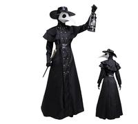 Raxove Costumi di Halloween Grido | Costume di Halloween,Tunica Nera di Sacerdote 2023, CREA un'atmosfera di Halloween, Stile Punk per le Attività della Notte di Halloween