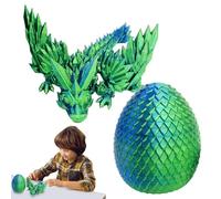 Raxove , di drago stampato in - Giocattolo regalo stampato in realistico | Giocattolo creativo snodato della decorazione domestica del drago per alleviare lo stress