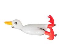 Raxove Esche di Anatra per la pesca, Esche da Pesca di Superficie di Anatra, Esche da Pesca in Acqua Dolce e Salata, Attrezzature da Pesca Geer con piedi che spruzzano per Attrezzature da Pesca