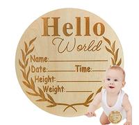 Raxove Segnale per Annuncio con statistiche di Nascita del Bambino, con Scritta (Lingua Italiana Non Garantita)