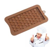 Raxove Stampi per barrette di caramelle in silicone,Stampi per barrette di cioccolato in silicone,Stampo per cera in silicone per fondere | Stampi per torte Sugarcraft con motivo, stampi per caramelle