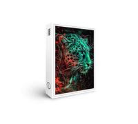 raxxa Puzzle Premium | Greenish Red Neon Leopard Light | 1000 pezzi