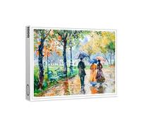 raxxa Puzzle Premium | People with Umbrellas in The Park | 1000 pezzi