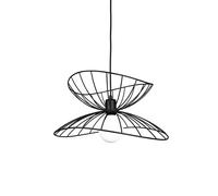 Ray 45 Lampadario Nero