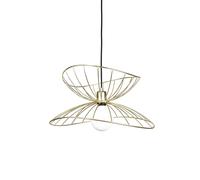 Ray 45 Lampadario Ottone Spazzolato
