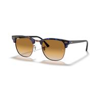 Ray-Ban 0RB3016 Occhiali da Sole, Blu (Spotted Brown/Blue), 49 Uomo