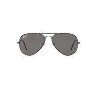 Ray - Ban Unisex Ray - Ban RB3025 AVIATOR 002/48 Occhiali da sole Metallo Nero Nero Pilot Polarizzata