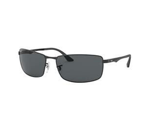 Ray-Ban 0rb3498 Montature, Nero (Matte Black/Polar Gray), 64 Uomo