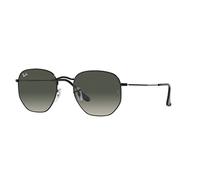 Ray - Ban Unisex RB3548 HEXAGONAL 002/71 Occhiali da sole Metallo Nero Grigio Geometrica Normale Sfumato