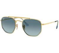 Ray-Ban 0RB3648M Occhiali da Sole, Blu (Gold), 52.0 Unisex-Adulto