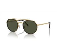 Ray-Ban 0RB3736 Occhiali da Sole Irregular Unisex Nero, Legenda Oro, 53