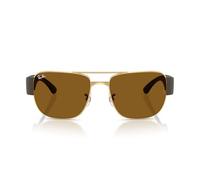RAY-BAN 0RB3756001/3356 - Occhiali da sole unisex resistenti ai raggi UV, lenti marroni, quadrati