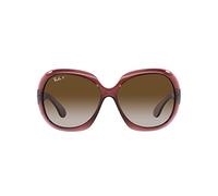 Ray-Ban 0RB4098 Occhiali, Marrone Scuro/Grigio Sfumato Marrone Polarizzato, 60 Donna