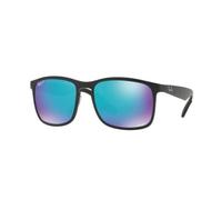 Ray-Ban 0rb4264 601sa1 58 Occhiali da Sole, Nero (Matte Black/Blueflashpolar), Uomo