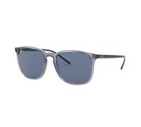Ray-Ban 0RB4387 Occhiali da Sole, Blu (Transparente Blue), 56 Uomo, Pick First