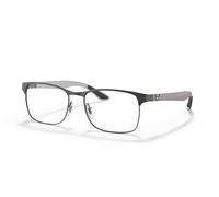Ray-Ban 0RX 8416 2620 55 Montature, Grigio (Matte Gunmetal), Uomo