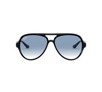 Ray-Ban 4125, Occhiali da Sole Uomo, Nero (Light Blue Gradient), 59