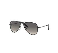 Ray - Ban Bambino RJ9506S JUNIOR AVIATOR 220/11 Occhiali da sole Metallo Nero Grigio Pilot Normale Sfumato