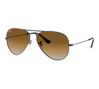 Ray-Ban Aviator Gradient RB3025 004/51, Argento, Metal, Unisex occhiali da sole 55
