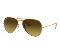 Ray-Ban Aviator Gradient RB3025 112/85, Oro, Metal, Unisex occhiali da sole 58