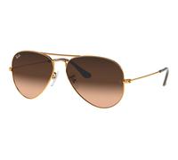 Ray-Ban Aviator Gradient RB3025 9001A5, Oro, Metal, Unisex occhiali da sole 55