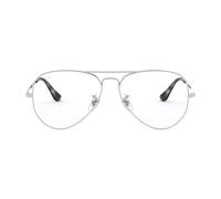 Ray-ban Aviator Large Metal Rx 6489 Occhiali Da Vista Unisex Argento Pilot