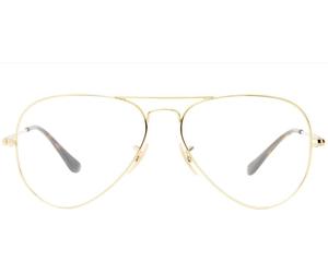 Ray-ban Aviator Large Metal Rx 6489 Occhiali Da Vista Unisex Oro Pilot