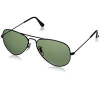 Ray-Ban Aviator, Occhiali da Sole Unisex Adulto, Nero (Schwarz ), 58 mm