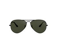 OCCHIALE RAY BAN AVIATOR LARGE METAL 0RB3025 L2823 BLACK FRONTALE NERO LENTI GREY GREEN
