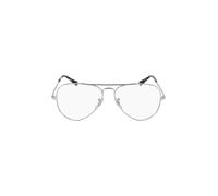 Ray-Ban Aviator Optics RX6489 2501, Argento, Metal, Unisex occhiali 58