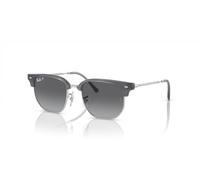 "Ray-Ban Bambini Rj9116s New Clubmaster, Occhiali Bombini, Blu Opale su Argento/Grigio Gradiente Polarizzato, 47 mm