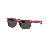 Ray - Ban Bambino Ray - Ban RJ9052S JUNIOR NEW WAYFARER 717887 Occhiali da sole Nylon Rosso Grigio Squadrata Normale