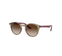 Ray - Ban Bambino RJ9064S 712313 Occhiali da sole Iniettato Marrone Marrone Pantos Normale Sfumato