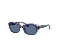 Ray - Ban Bambino Ray - Ban RJ9081S 715980 Occhiali da sole Acetato Marrone Blu Geometrica Normale