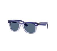Ray - Ban Bambino Ray - Ban RJ9140S 721280 Occhiali da sole Acetato Blu Blu Squadrata Normale