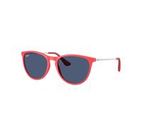 Ray - Ban Bambino RJ9060S JUNIOR ERIKA 718180 Occhiali da sole Iniettato Rosso Blu Pantos Normale