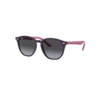 Ray - Ban Bambino RJ9070S 70218G Occhiali da sole Iniettato Viola Grigio Geometrica Normale Sfumato