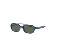 Ray - Ban Bambino RJ9074S 709671 Occhiali da sole Iniettato Blu Verde Squadrata Normale