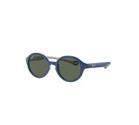 Ray - Ban Bambino RJ9075S 709671 Occhiali da sole Iniettato Blu Verde Pantos Normale